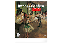  Nástěnný kalendář Impresionismus 2026 48x56cm