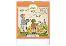  Nástěnný kalendář Josef Lada Říkadla 2026 30x34cm