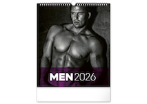  Nástěnný kalendář Men 2026 30x34cm