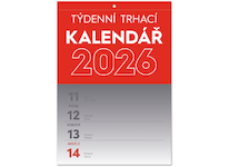  Nástěnný kalendář Trhací týdenní 2026 A5