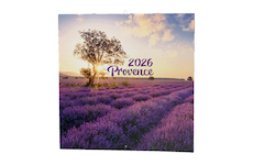 Nástěnný poznámkový kalendář Provence 2026