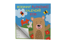 Nástěnný poznámkový kalendář Rodinný plánovací kalendář 2026