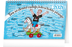  Stolní kalendář Naše hobby 2026 Kamila Skopová 23,1x14,5cm