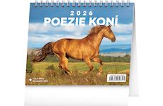  Stolní kalendář Poezie koní 2026 16,5x13cm