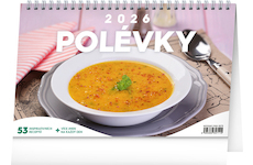  Stolní kalendář Polévky 2026 23,1x14,5cm