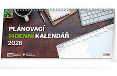  Stolní kalendář Pracovní 2026 14denní 33x14,5cm
