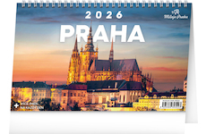  Stolní kalendář Praha Miluju Prahu 2026 23,1x14,5cm