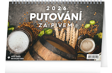  Stolní kalendář Putování za pivem 2026 23,1x14,5cm