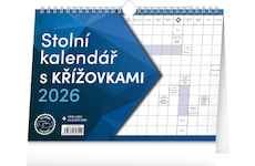  Stolní kalendář s křížovkami s háčkem 2026 30x21cm