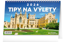  Stolní kalendář Tipy na výlety 2026 23,1x14,5cm