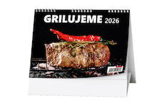 Stolní kalendář týdenní Grilujeme 2026