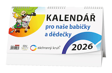 Stolní kalendář týdenní Kalendář pro naše babičky a dědečky 2026