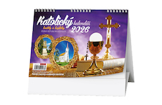 Stolní kalendář týdenní Katolický kalendář kostely a kapličky 2026