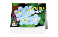 Stolní kalendář týdenní Květiny 2026