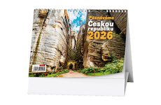 Stolní kalendář týdenní Poznáváme Českou republiku 2026