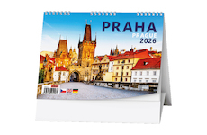 Stolní kalendář týdenní Praha 2026
