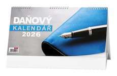 Stolní kalendáře pracovní Daňový kalendář 2026