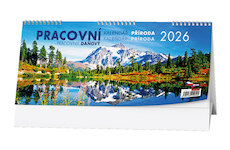 Stolní kalendáře pracovní Daňový kalendář Příroda 2026
