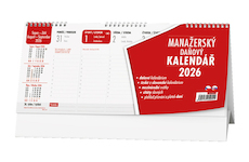 Stolní kalendáře pracovní Manažerský kalendář (daně) 2026