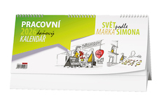Stolní kalendáře pracovní Pracovní daňový kalendář Svět podle Marka Simona 2026