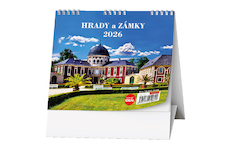 Stolní kalendáře týdenní IDEÁL Hrady a zámky 2026